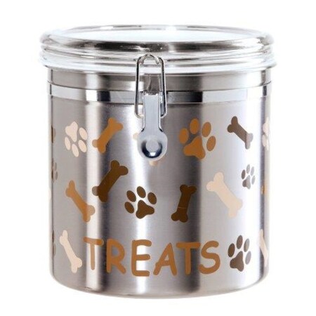 Oggi Corp TREAT JAR PAW&BONE 150OZ 8300.